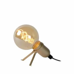 Lampes Dorées-Luminaires Lucide Lampe de table Lucide PUKKI Or, 1 lumière