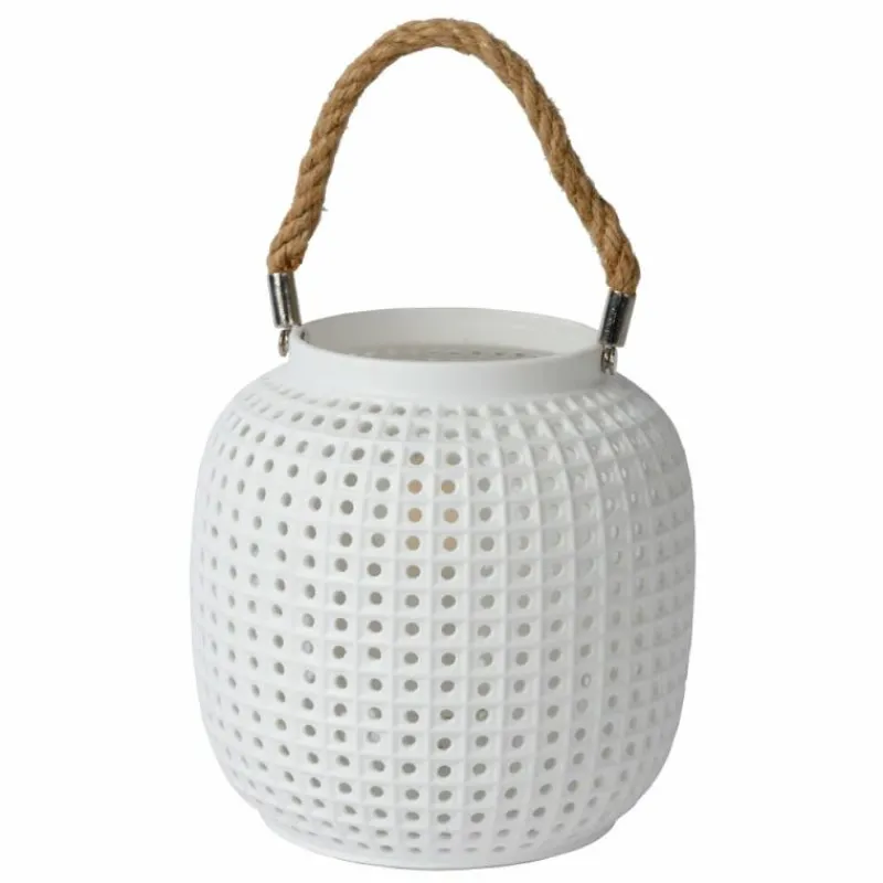 Luminaires Rustiques-Luminaires Lucide Lampe de table Lucide SAFIYA Blanc, 1 lumière