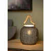 Lampe Turque-Luminaires Lucide Lampe de table Lucide SAFIYA Gris, 1 lumière