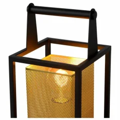 Lampes Dorées-Luminaires Lucide Lampe de table Lucide SANSA Noir, 1 lumière