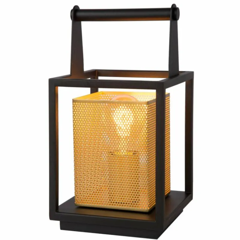 Lampes Dorées-Luminaires Lucide Lampe de table Lucide SANSA Noir, 1 lumière