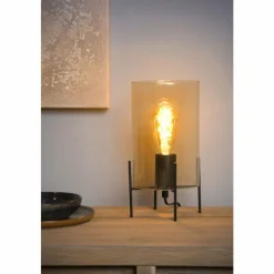 Luminaires Lucide Lampe de table Lucide STEFFIE Noir, 1 lumière