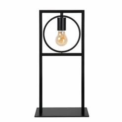 Luminaires Lucide Lampe de table Lucide SUUS Noir, 1 lumière* Lampes À Poser