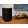 Luminaires Lucide Lampe de table Lucide SUZY Noir, 1 lumière* Lampes À Poser