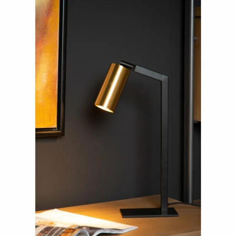 Luminaires Lucide Lampe de table Lucide SYBIL Noir, 1 lumière* Lampes À Poser