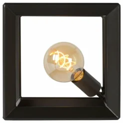 Luminaires Rustiques-Luminaires Lucide Lampe de table Lucide THOR Gris, 1 lumière