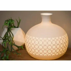 Luminaires Lucide Lampe de table Lucide TIESSE Blanc, 1 lumière* Lampes À Poser