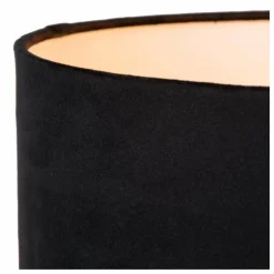 Lampes En Tissu-Luminaires Lucide Lampe de table Lucide TONDO Noir, 1 lumière