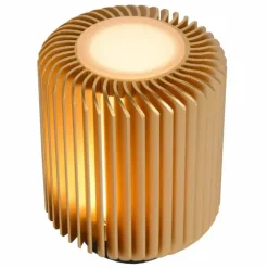 Lampes Dorées-Luminaires Lucide Lampe de table Lucide TURBIN LED Or, 1 lumière