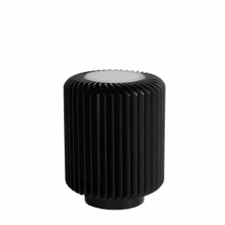 Luminaires Scandinaves-Luminaires Lucide Lampe de table Lucide TURBIN LED Noir, 1 lumière