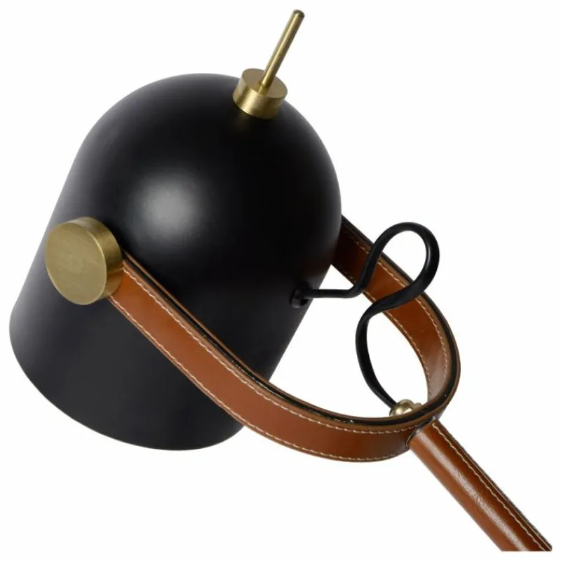 Luminaires Scandinaves-Luminaires Lucide Lampe de table Lucide WAYLON Noir, 1 lumière