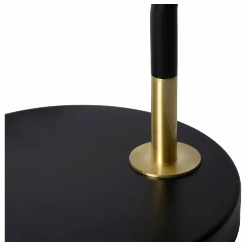 Luminaires Scandinaves-Luminaires Lucide Lampe de table Lucide WAYLON Noir, 1 lumière