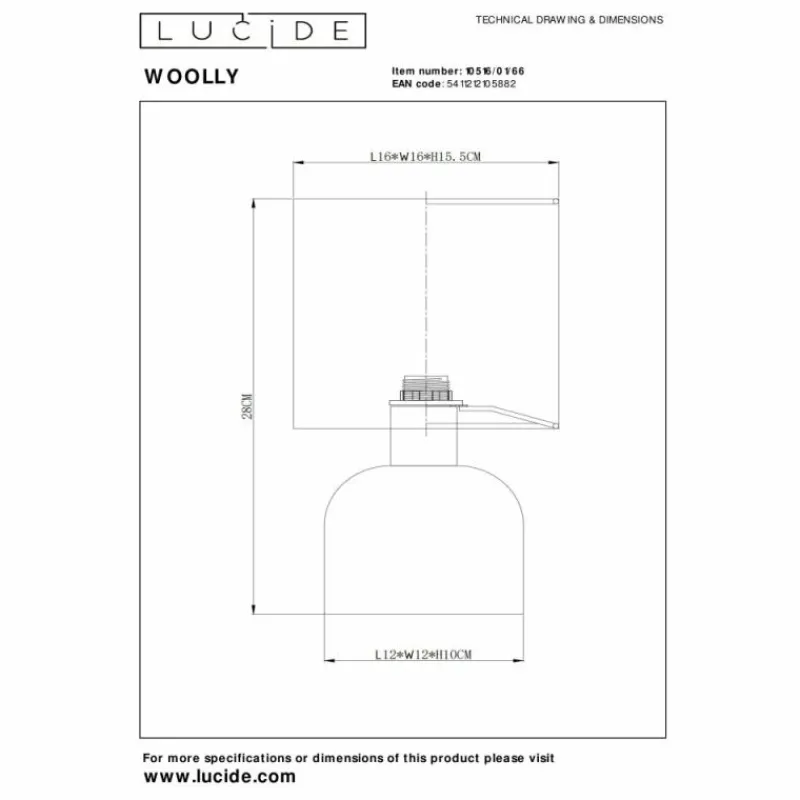 Lampes En Tissu-Luminaires Lucide Lampe de table Lucide WOOLLY Rose, 1 lumière