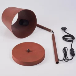 Lampes Industrielles-hofstein Lampe de table Lungre Rouille, 1 lumière