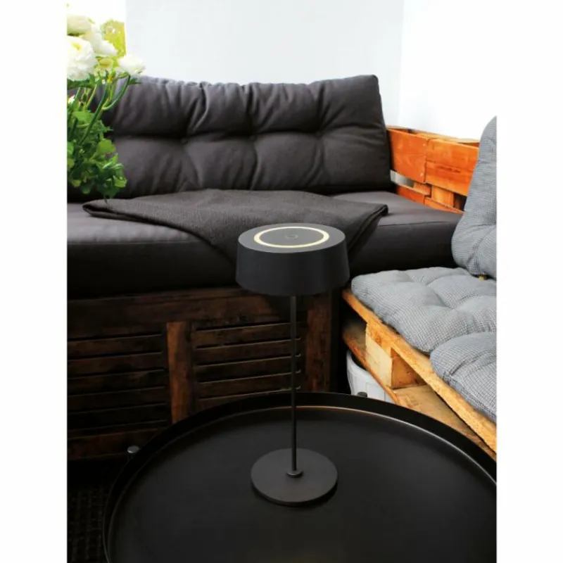 Luminaires Lutec Lampe de table Lutec COCKTAIL LED Noir, 1 lumière