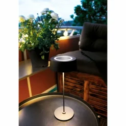 Luminaires Lutec Lampe de table Lutec COCKTAIL LED Noir, 1 lumière