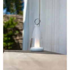 Luminaires Lutec Lampe de table Lutec PEPPER LED Blanc, 1 lumière, Changeur de couleurs