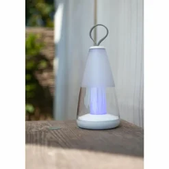 Luminaires Lutec Lampe de table Lutec PEPPER LED Blanc, 1 lumière, Changeur de couleurs