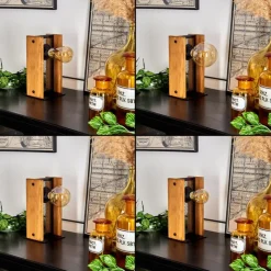 Lampes Vintages & Rétros-hofstein Lampe de table Maahui Écru, Noir, 1 lumière