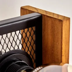 Lampes Vintages & Rétros-hofstein Lampe de table Maahui Écru, Noir, 1 lumière