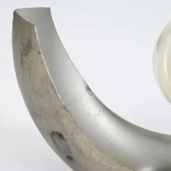 Lampes Industrielles-hofstein Lampe de table Magredis Argent Oxydé, 1 lumière