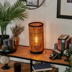 Luminaires Scandinaves-hofstein Lampe de table Maili Noir, 1 lumière