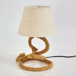 Lampes En Tissu-hofstein Lampe de table Makondo Brun, 1 lumière