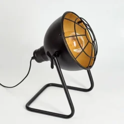 Lampes Dorées-hofstein Lampe de table Malix Noir, 1 lumière