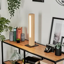 Luminaires Scandinaves-hofstein Lampe de table Mansupa LED Écru, Noir, 1 lumière