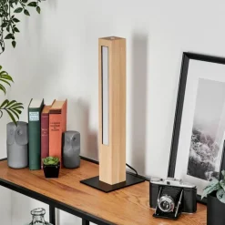 Luminaires Scandinaves-hofstein Lampe de table Mansupa LED Écru, Noir, 1 lumière