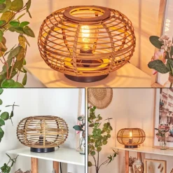 Style Boho-Chic-hofstein Lampe de table Manteau Écru, 1 lumière