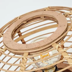 Style Boho-Chic-hofstein Lampe de table Manteau Écru, 1 lumière