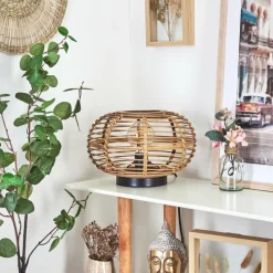 Style Boho-Chic-hofstein Lampe de table Manteau Écru, 1 lumière