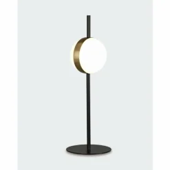 Lampes Dorées-Luminaires Mantra Lampe de table Mantra CUBA LED Or, Noir, 1 lumière
