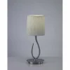 Lampes En Tissu-Luminaires Mantra Lampe de table Mantra Lua Nickel mat, 1 lumière