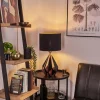 Lampes En Tissu-hofstein Lampe de table Marang Cuivre, Noir, 1 lumière