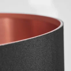 Lampes En Tissu-hofstein Lampe de table Marang Cuivre, Noir, 1 lumière