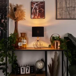 Lampes En Tissu-hofstein Lampe de table Marang Cuivre, 1 lumière