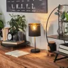 Lampes En Tissu-hofstein Lampe de table Marbach Noir, 1 lumière