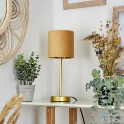 Lampes Dorées-hofstein Lampe de table Maripi Or, 1 lumière