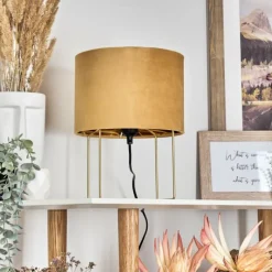 Lampes Dorées-hofstein Lampe de table Maripi Or, 1 lumière