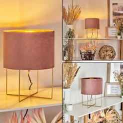 Lampes Dorées-hofstein Lampe de table Maripi Or, 1 lumière