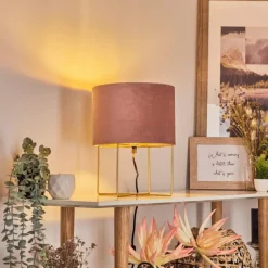 Lampes Dorées-hofstein Lampe de table Maripi Or, 1 lumière