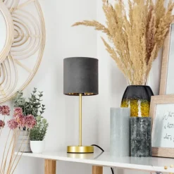 Lampes Dorées-hofstein Lampe de table Maripi Or, 1 lumière