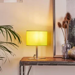 Lampes En Tissu-hofstein Lampe de table Mavulu Nickel mat, 1 lumière