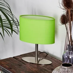 Lampes En Tissu-hofstein Lampe de table Mavulu Nickel mat, 1 lumière