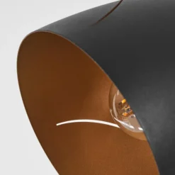 Lampes Dorées-hofstein Lampe de table Mickelsbo Noir, 1 lumière