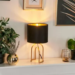 Lampes Dorées-hofstein Lampe de table Miravale Or, 1 lumière