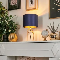 Lampes Dorées-hofstein Lampe de table Miravale Or, 1 lumière