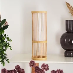 Lampes En Tissu-hofstein Lampe de table Misa Bois clair, 1 lumière